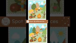 spot 10 differences and comment. #trending #motivation #memes #spotthedifference