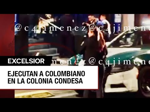 Balacera en la Condesa, CDMX deja un extranjero sin vida tras 8 disparos