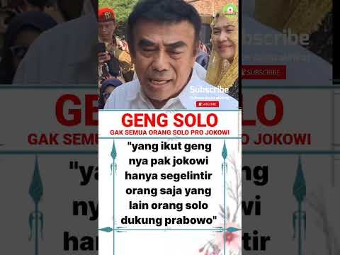 TIDAK SEMUA GENG SOLO DUKUNG JOKOWI #ayah #ibu #ayahibu #suami #istri #suamiistri #papua #kkb #opm