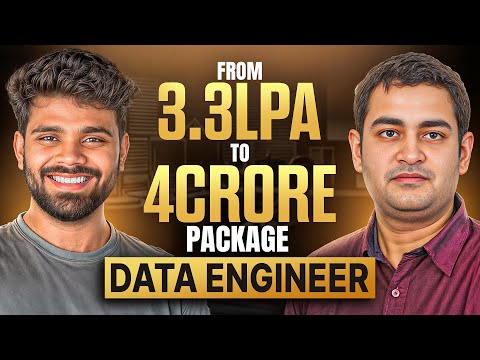 3.3LPA in Cognizant to 4Crore Package | Data Engineer