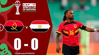 Angola vs Egypt | 0-0 | Highlights | Africa Cup of Nations 2025 | Egypt Angola