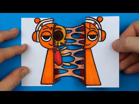 CRAZIEST INCREDIBOX SPRUNKI Paper Crafts OREN