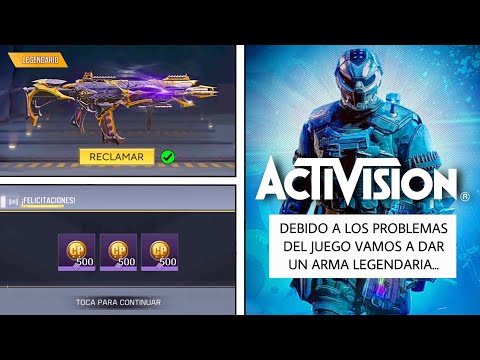 ACTIVISION REGALA M4 LEGENDARIA Y COD POINTS EN COD MOBILE Por errores en Warzone Mobile...