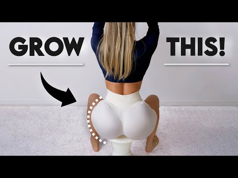 Get ROUND BUTT & Reduce HIP DIPS! Side Booty Workout, Intense, No Equipment, At Home