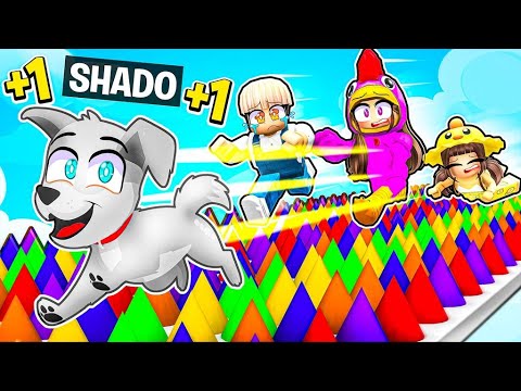 Je suis devenu un CHIEN dans +1 SPEED ESCAPE sur Roblox !