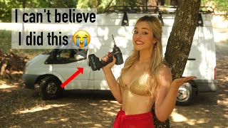 I can't believe I did this 😭 || VAN BUILD ep5