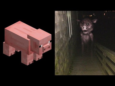 Mobs de Minecraft si fueran CREEPYPASTAS 😱