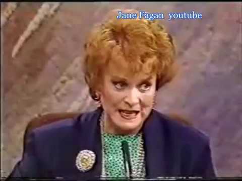 Maureen O'Hara on Irish TV 1989