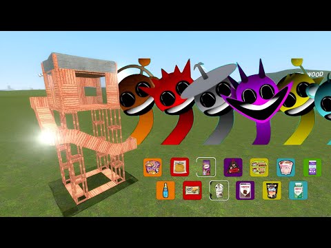 Sprunki Angry Simon Vs Towers In Garry's Mod