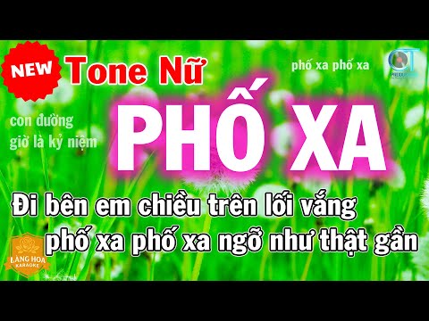 Phố Xa Tone Nữ Karaoke | Nhạc Trẻ 8x 9x | Làng Hoa
