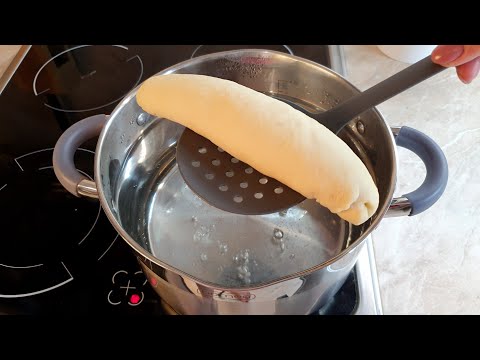 Haben Sie schon einmal Brot in kochendem Wasser gekocht? Eine neue Art, Brot zu backen. Brot backen