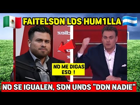 HONDUREÑO SE ZURRÓ AL TENER DE FRENTE A DAVID FAITELSON! NO SE LO ESPERABA