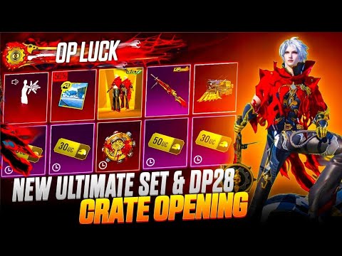 😱 OMG !! FIRST EVER LEVEL 8 UPGRADABLE DP-28 & NEW DEVIL MAY CRY ULTIMATE SET CRATE OPENING IN BGMI