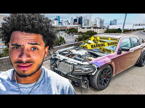 RIDING IN THE MOST DANGEROUS HELLCAT MAGNUM SWAP EVER...