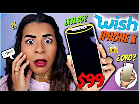 COMPRÉ un iPhone X FALSO en WISH por $99 ¿vale la pena?
