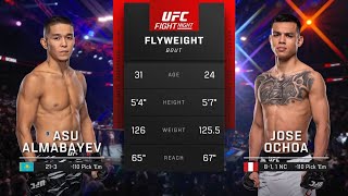 UFC Abu Dhabi : Алмабаев VS Очоа