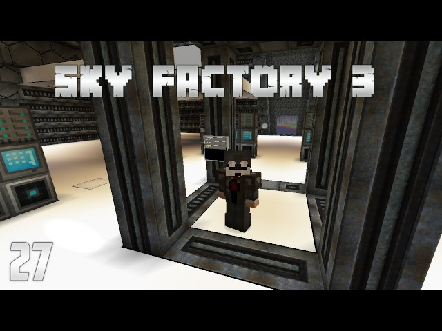 Sky Factory 3 EP27 RFTools Elevator + Advanced Generators