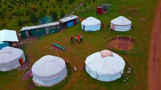 Aerial View of Kok-Jaiyk Valley | Kyrgyzstan Yurt Camp from Above