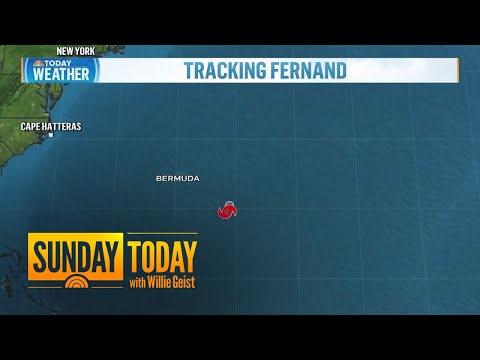 YouTube video thumbnail: Tropical Storm Fernand Forms in Atlantic: Where Is It Headed?