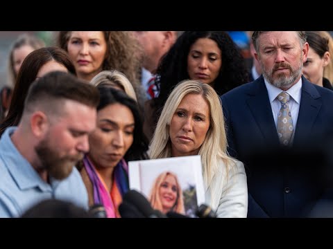 YouTube video thumbnail: Georgia Voters Voice Support for Marjorie Taylor Greene Amid Rift With Trump