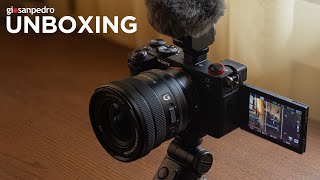 Sony A7C II & 16-35mm G lens - My 1st Proper Vlog Kit | ECM-M1 mic & GP-VPT3 grip | ASMR Unboxing