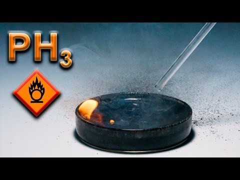 Violet Violent Liquid Ozone and Phosphine