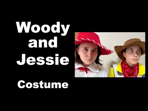 Toy Story Woody and Jessie Costume! Halloween Cosplay