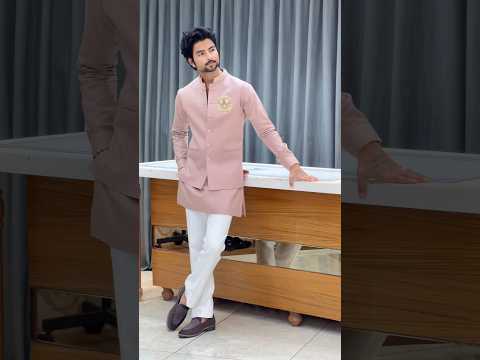 Gajraj Linen Onion Colour Ensemble Koti Kurta โ๏ธ | MAYUR Designer #youtubeshorts #trending