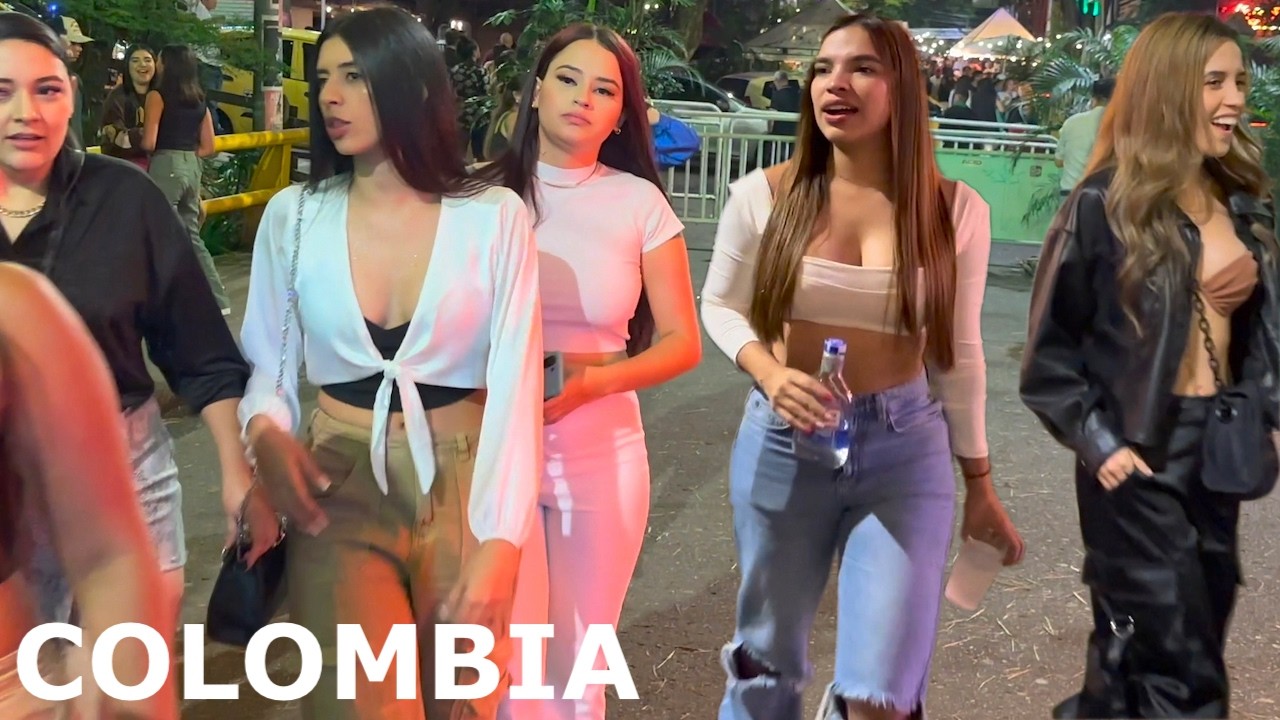Medellin Provenza Nightlife District Colombia