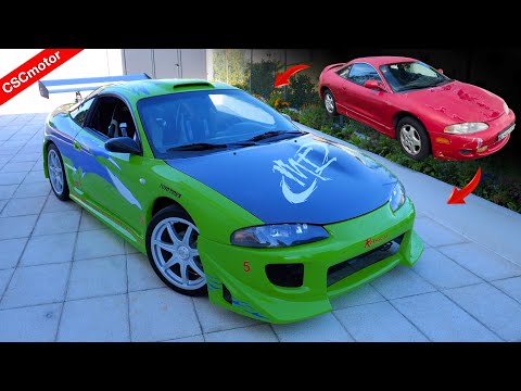 Mitsubishi Eclipse Fast & Furious en 20 minutos | Transformación