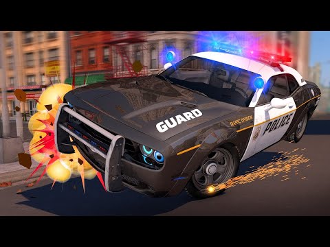 Cartoon - Police Car for kids. Sergeant cooper Police Car. Car for kids. Serial for kids.