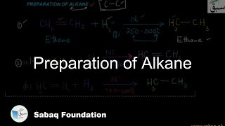 Preparation of Alkane