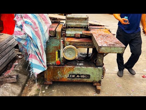 Restorations Difficult, 5 In 1 Woodworking Machine // Amazing Restore Old Rusty Machine Woodworking