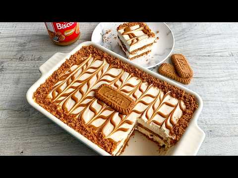 The Best Biscoff Lasagna (EASY)