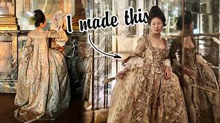 I spent 140 hours making an 18th century dress for a ball at Versailles
