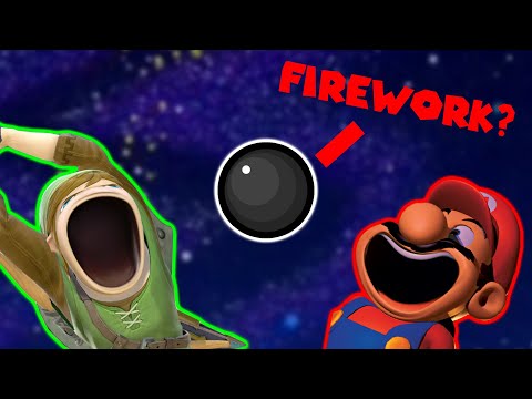 LINK and MARIO - The Firework