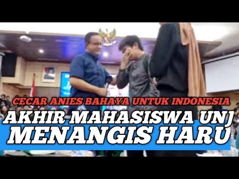 ANDA ORANG YANG BERBAHAYA UNTUK INDONESIA‼️MOMENT ANIES DICECAR MAHASISWA UNJ