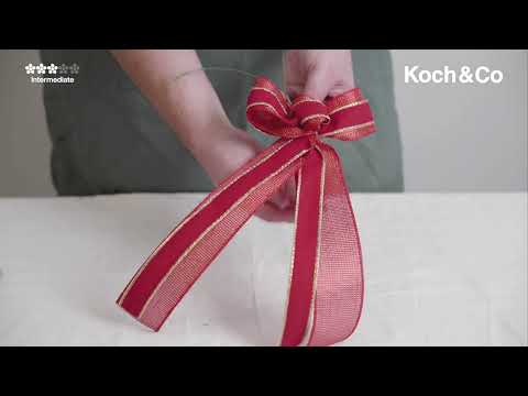 Ribbon Fabric Tartan Plaid Cut Edge Green Red (38mmx20m)