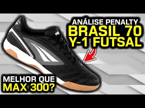 MELHOR que Penalty MAX 300? - Análise chuteira futsal Penalty Brasil 70 Y-1 IN