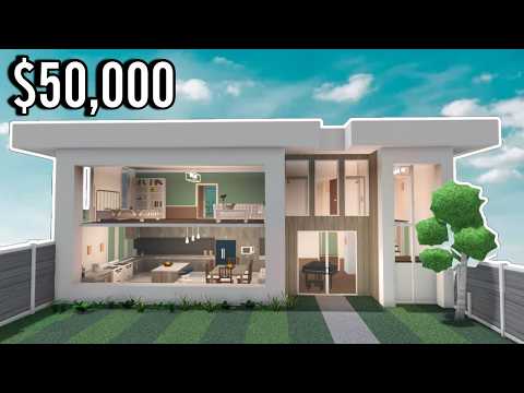 BUILDING A HOUSE WITH $50K IN BLOXBURG