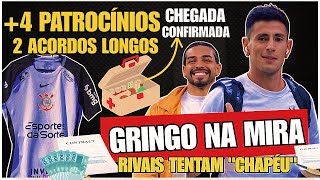 🚨 2 PATROCÍNIOS LONGOS NO TIMÃO!  RIVAIS TENTAM "ATRAVESSAR" E+| AS ÚLTIMAS NOTÍCIAS DO CORINTHIANS