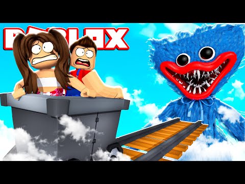 NON SALIRE SUL CARRELLO DI HUGGY WUGGY SU ROBLOX!!