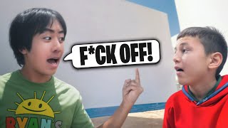 Ryans World Forgot To Stop Recording... (VERY RUDE)