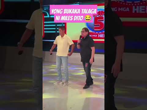 MILES NAHAMPAS NI ATASHA DAHIL BUMUKAKA #tvjontv5 #eatbulaga #atashamuhlach #milesocampo