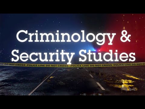 Criminology & Security Studies