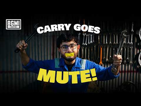 @CarryMinati Is MUTE | 3.9 Update #bgmi