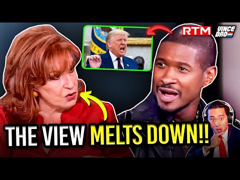 Joy Behar FUMES When Usher Won't Trash Trump on The View