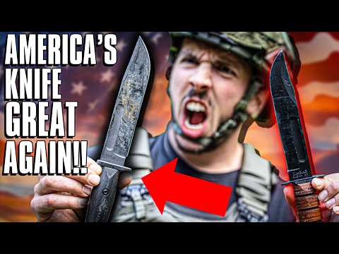 AMERICA's MOST FAMOUS KNIFE IS GREAT AGAIN! Ka-Bar USMC FULL TANG!!