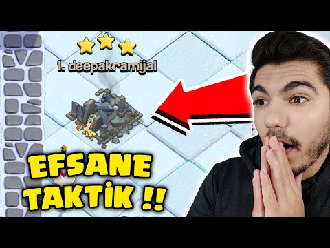 BU TAKTİK SAYESİNDE 1 NUMARAYI 3LEDİM !! - Clash Of Clans