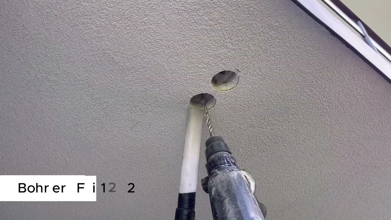 Offene Markise Deckenmontage an die Dämmung